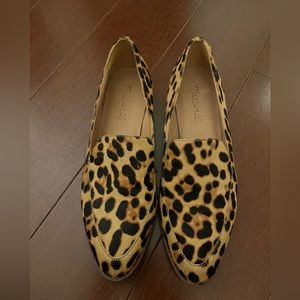 Madewell Frances Loafer in Leopard Calf Hair - Size 7 - new